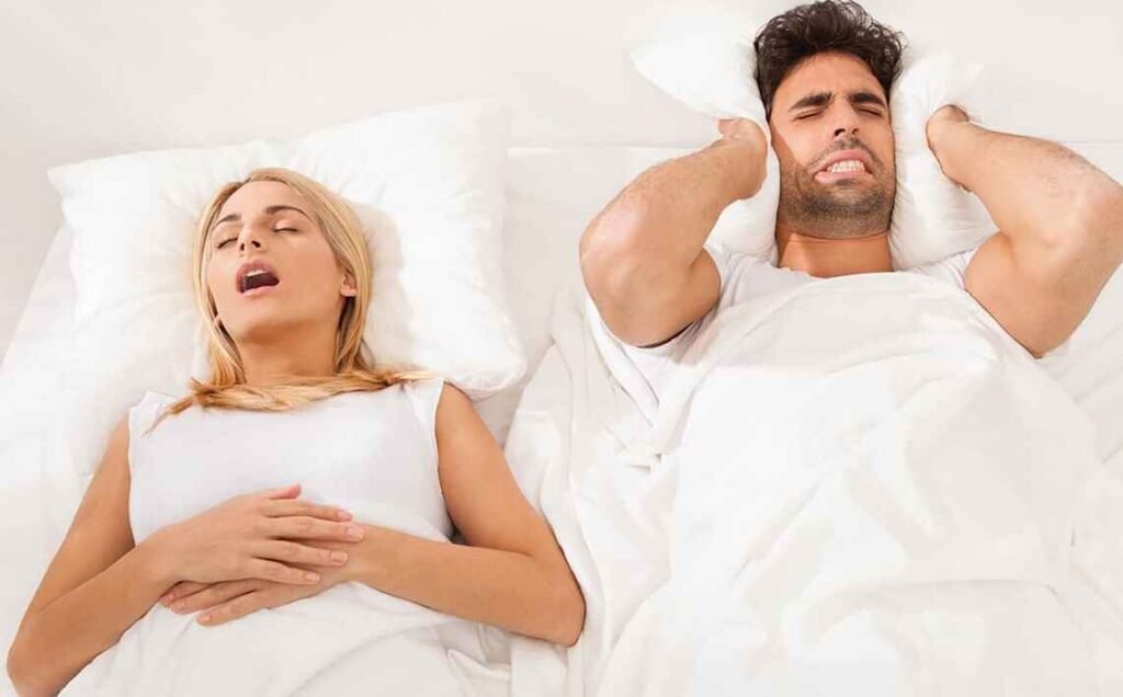 what causes snoring in females